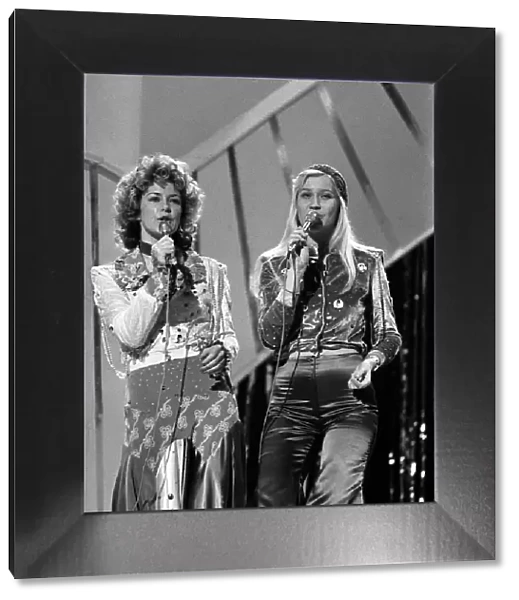 The Eurovision Song Contest April 1974 Abba the 1970s Swedish pop group consisting