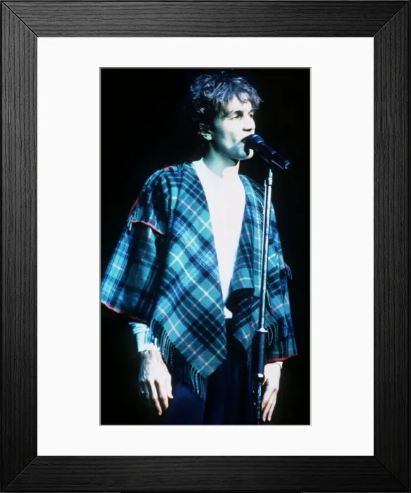 Framed Print : Tim Booth singer of pop group James on stage 1992 Framed Print : Tim Booth singer of pop group James on stage 1992