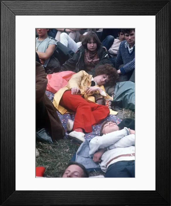 Framed Print : Music - Pop Festivals - Isle of Wight - August 1969 Isle of Wight Pop Festival