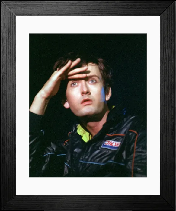 Framed Print : Jarvis Cocker on stage at T In The Park July 1996 Framed Print : Jarvis Cocker on stage at T In The Park July 1996