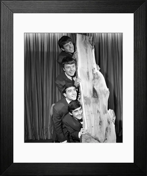 Framed Print : The Swinging Blue Jeans Pop Group Jan 1964 Ray Ennis, Ralph Ennis