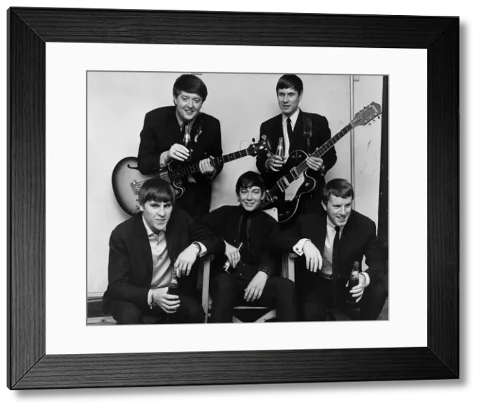 Framed Print : The Animals Sixties British pop group 1964 Framed Print : The Animals Sixties British pop group 1964