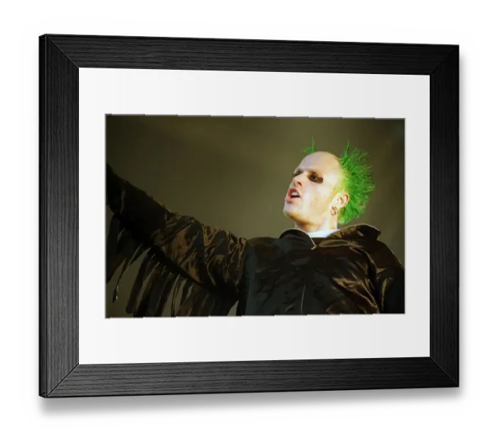 Framed Print : Keith Flint of The Prodigy on stage July 1996 Framed Print : Keith Flint of The Prodigy on stage July 1996