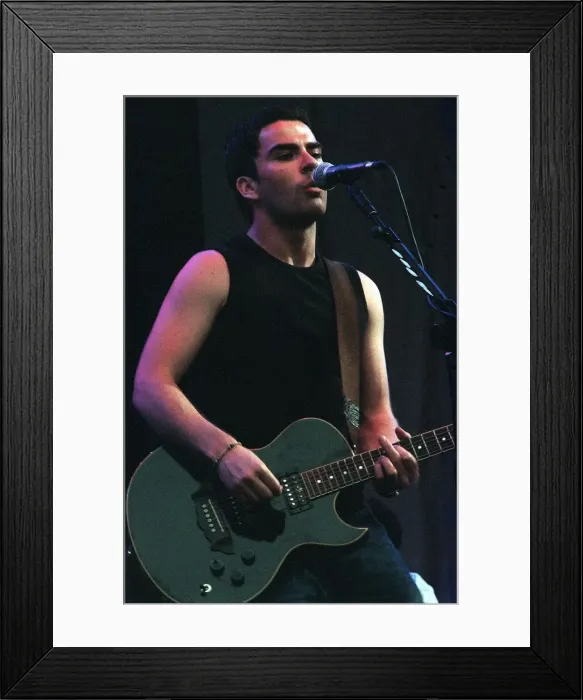 Framed Print : Kelly Jones of the indie group Stereophonics on stage at T in the Park July 1999 Framed Print : Kelly Jones of the indie group Stereophonics on stage at T in the Park July 1999