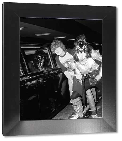 The Pop Group Kiss at Heathrow Airport September 1980 smkiss