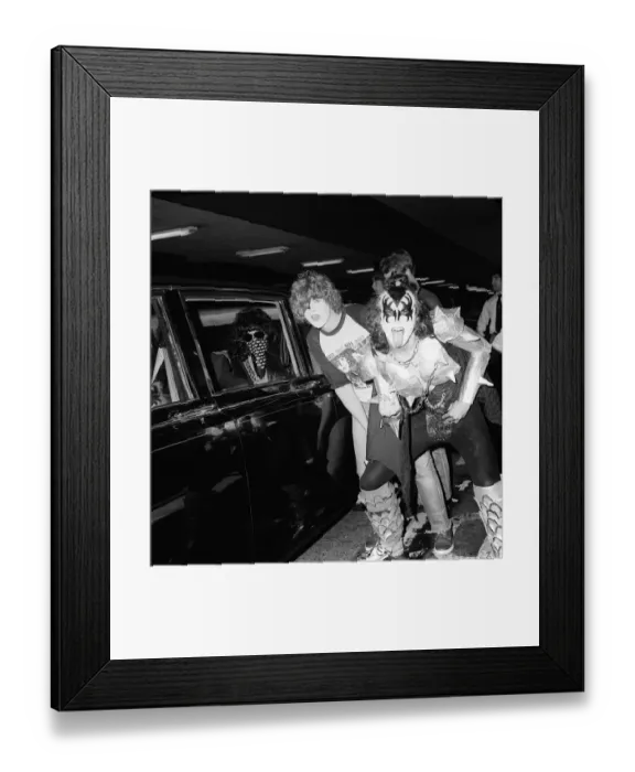 Framed Print : The Pop Group Kiss at Heathrow Airport September 1980 smkiss Framed Print : The Pop Group Kiss at Heathrow Airport September 1980 smkiss