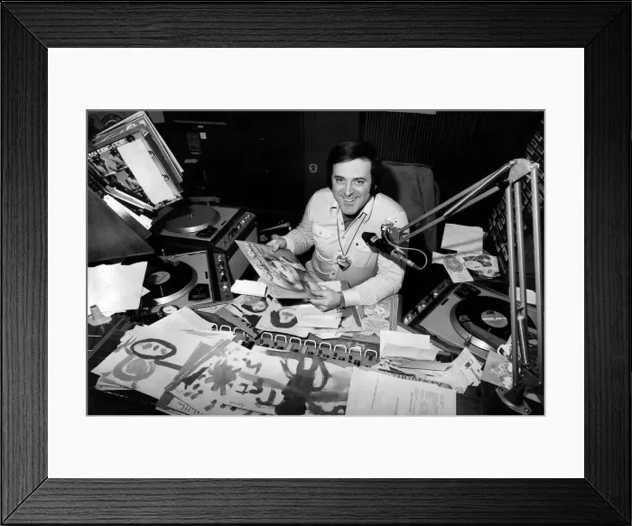 Framed Print : Terry Wogan radio presenter circa 1975 Framed Print : Terry Wogan radio presenter circa 1975