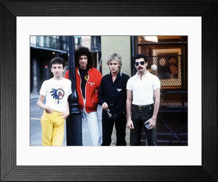 Framed Print : Queen the rock band Freddie Mercury, Brian May, Roger Taylor Framed Print : Queen the rock band Freddie Mercury, Brian May, Roger Taylor