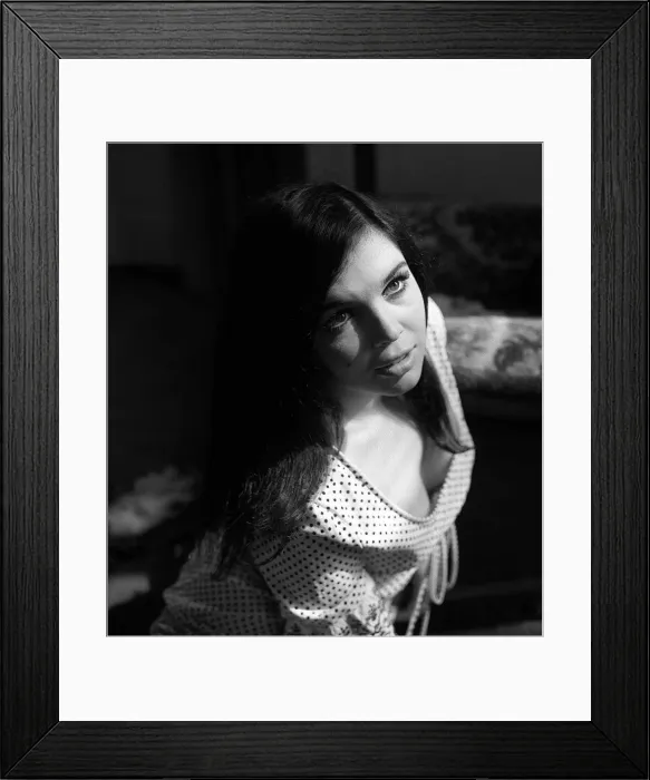 Framed Print : Vivian Ventura April 1964 aged 18 Eighteen from South America having just arrived