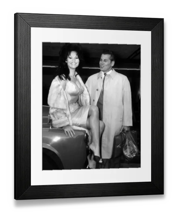 Framed Print : Laya Raki Actress, May 1965 and husband Ron Randell at London Airport Framed Print : Laya Raki Actress, May 1965 and husband Ron Randell at London Airport