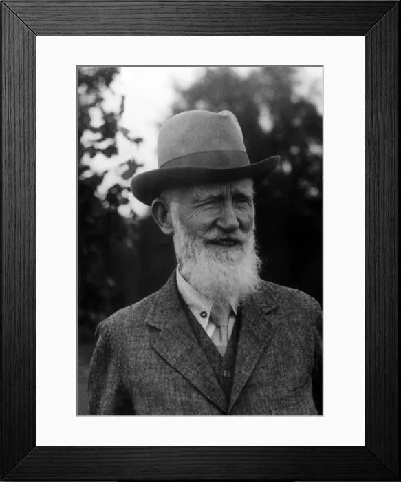 Framed Print : George Bernard Shaw author writer playwright June 1932 Framed Print : George Bernard Shaw author writer playwright June 1932