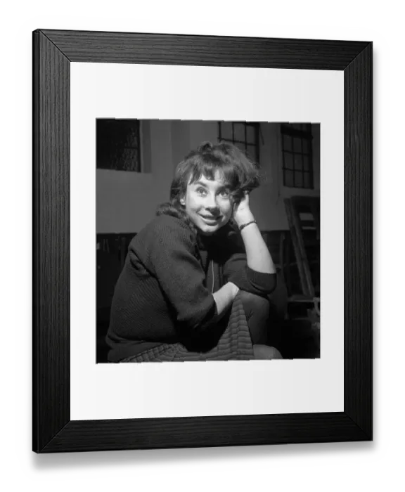 Framed Print : Actress Carole Ann Ford who played companion Susan in Doctor Who 1963