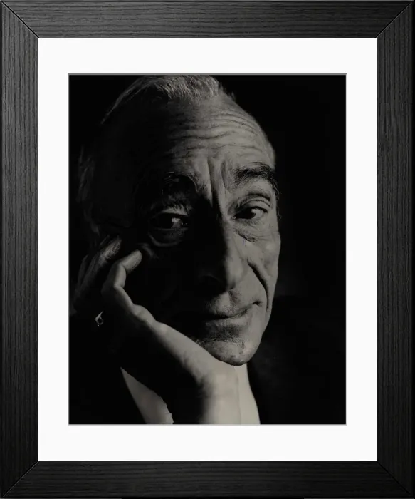 Framed Print : Veteran Irish actor David Kelly February 1999, David is better known for his TV roles
