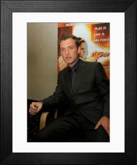 Framed Print : Jude Law actor April 1999 at Warner West End Cinema London Framed Print : Jude Law actor April 1999 at Warner West End Cinema London