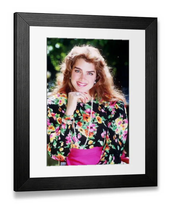 Framed Print : Brooke Shields actress in June 1988 A©mirrorpix