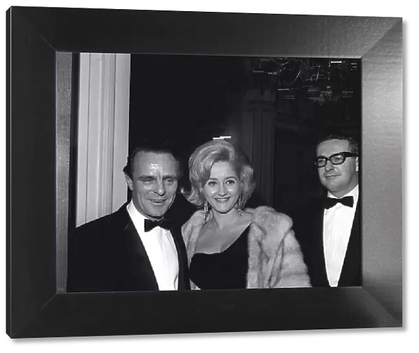 Dickie Henderson and actress Liz Fraser December 1963 at the film premiere of Its a Mad