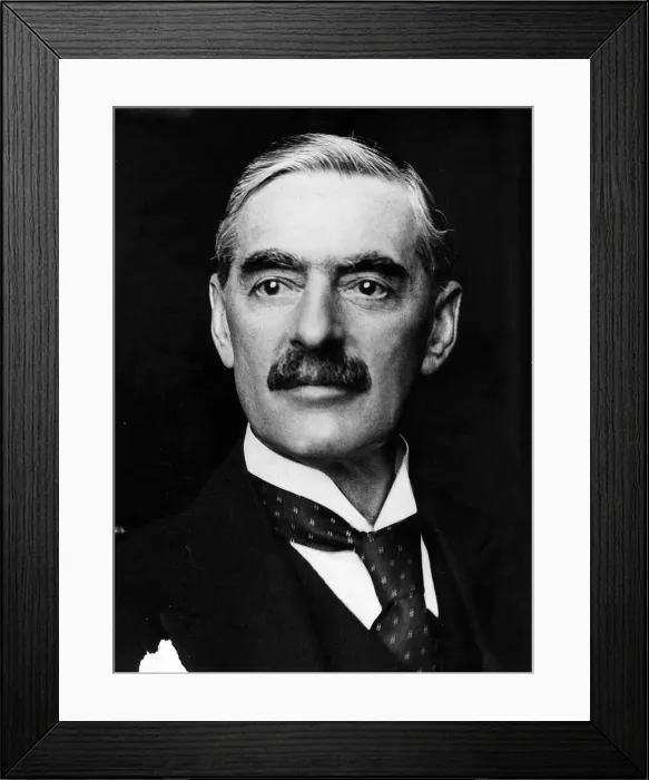Framed Print : Neville Chamberlain MP Circa 1938 Framed Print : Neville Chamberlain MP Circa 1938