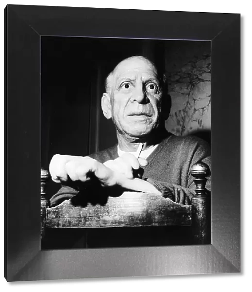 Pablo Picasso Painter The new statue of Pablo Picasso at Madam Tussaud. 1973