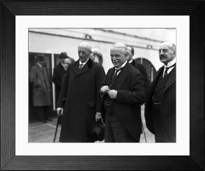 Framed Print : David Lloyd George, British Prime Minister, returns from America Framed Print : David Lloyd George, British Prime Minister, returns from America