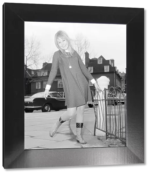 Twenty year old actress Felicity Kendal March 1967 who is to appear