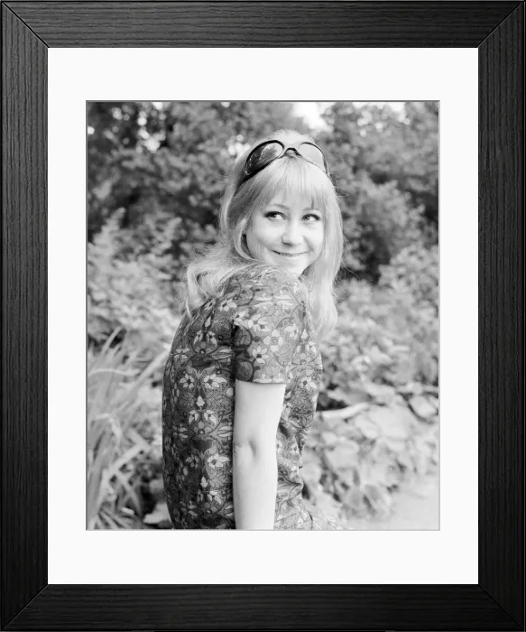 Framed Print : Actress Felicity Kendal pictured in Battersea Gardens June 1967 Twenty year old