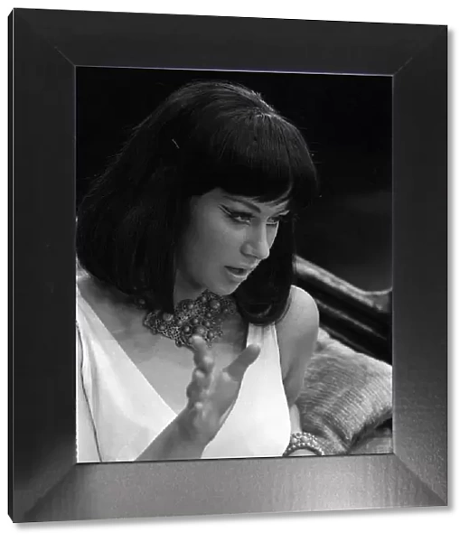 Actress Helen Mirren April 1965 Who plays Cleopatra picture during a break