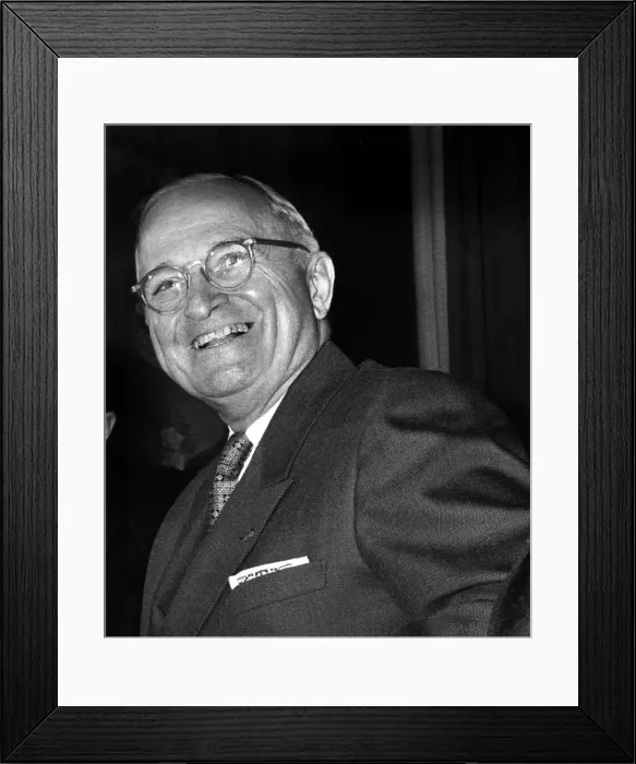 Framed Print : Harrys Truman President of United States Circa 1950 Framed Print : Harrys Truman President of United States Circa 1950