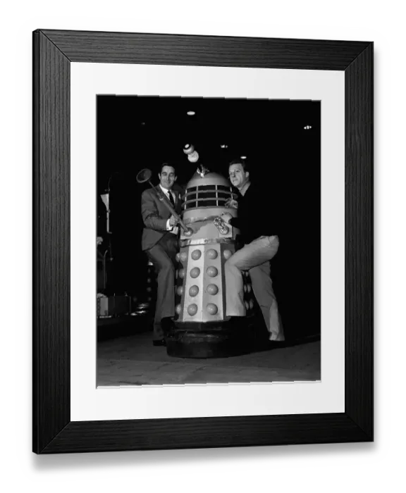 Framed Print : Terry Nation December 1964 And Raymond Cusick (r