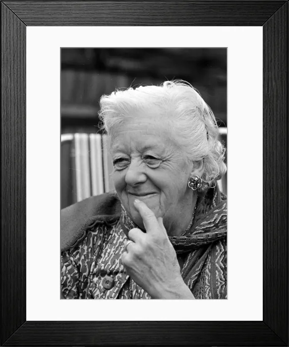 Framed Print : Margaret Rutherford September 1963 Actress Pictured at home Gerrards Cross Bucks Framed Print : Margaret Rutherford September 1963 Actress Pictured at home Gerrards Cross Bucks