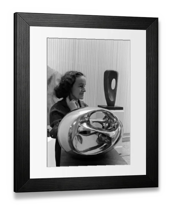 Framed Print : Barbara Hepworth Artist and Sculptor May 1962 at an exhibition of her sculptures Framed Print : Barbara Hepworth Artist and Sculptor May 1962 at an exhibition of her sculptures