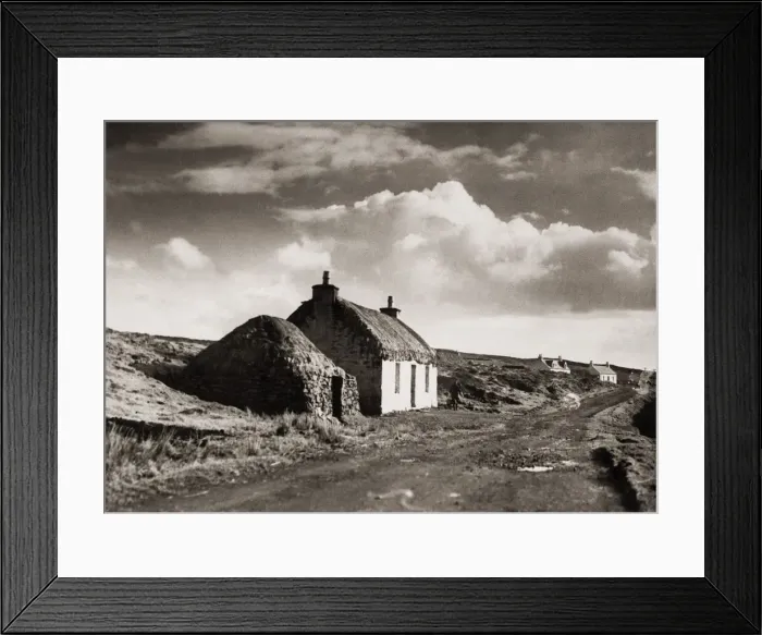 Framed Print : Near Dunvegan, Isle of Skye, Scotland, a typical view Housing Cottage Framed Print : Near Dunvegan, Isle of Skye, Scotland, a typical view Housing Cottage
