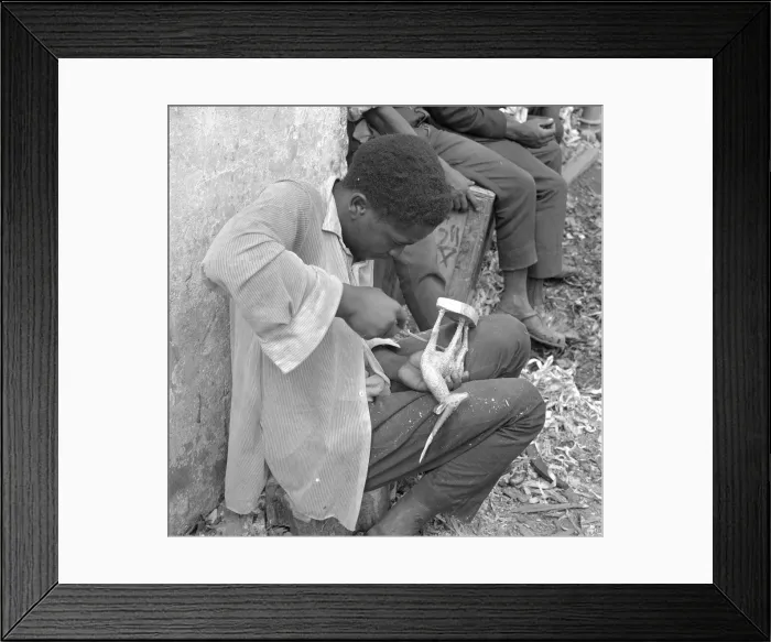 Framed Print : Kenyan Craftsman July 1968 Framed Print : Kenyan Craftsman July 1968