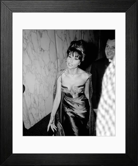 Framed Print : The VIPs Film Premiere September 1963 Laya Raki Actress Singer pictured arriving Framed Print : The VIPs Film Premiere September 1963 Laya Raki Actress Singer pictured arriving