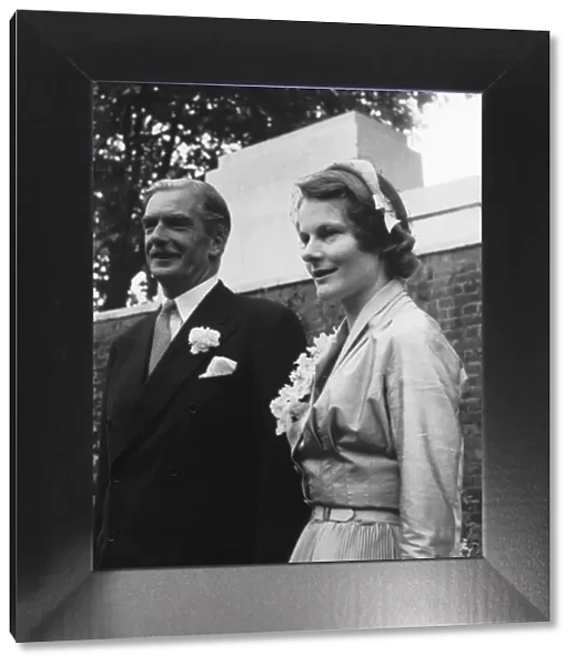 Anthony Eden and Clarissa Churchill on the day of their wedding