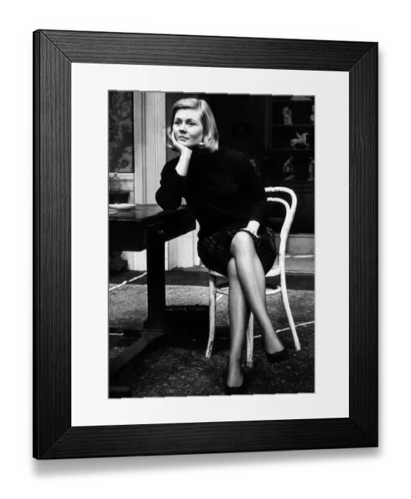 Framed Print : Angela Thorne - Actress - Jan 1964 as Marguerite in a play titled Framed Print : Angela Thorne - Actress - Jan 1964 as Marguerite in a play titled