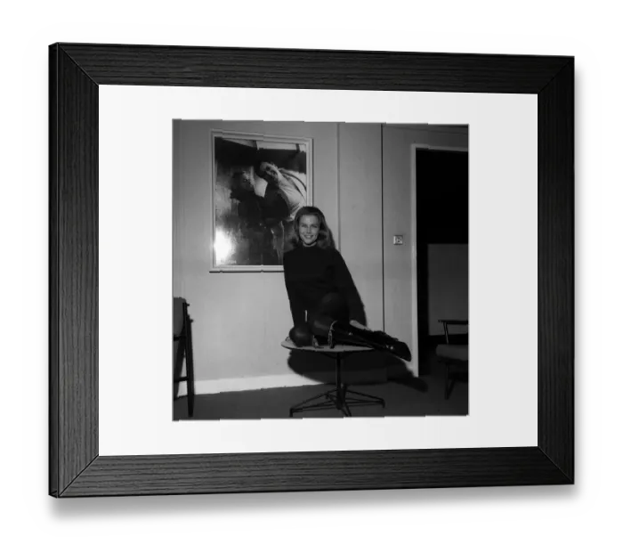 Framed Print : Honor Blackman actress January 1964