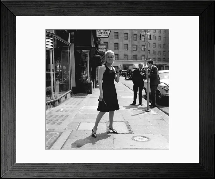 Framed Print : Actress Catherine Deneuve, star of the film repulsion Framed Print : Actress Catherine Deneuve, star of the film repulsion