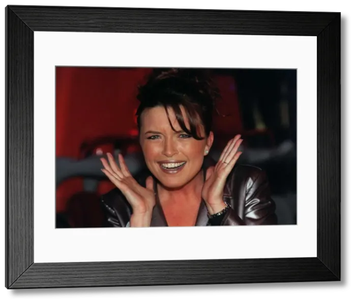 Framed Print : Tina Hobley Actress March 1998, Coronation Street actress on the Pepsi Max ride Framed Print : Tina Hobley Actress March 1998, Coronation Street actress on the Pepsi Max ride
