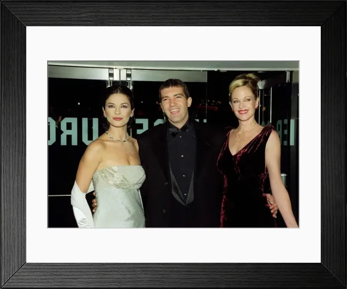 Framed Print : Antonio Banderas Actor December 1998, at the Odeon Leicester Square in London for Framed Print : Antonio Banderas Actor December 1998, at the Odeon Leicester Square in London for