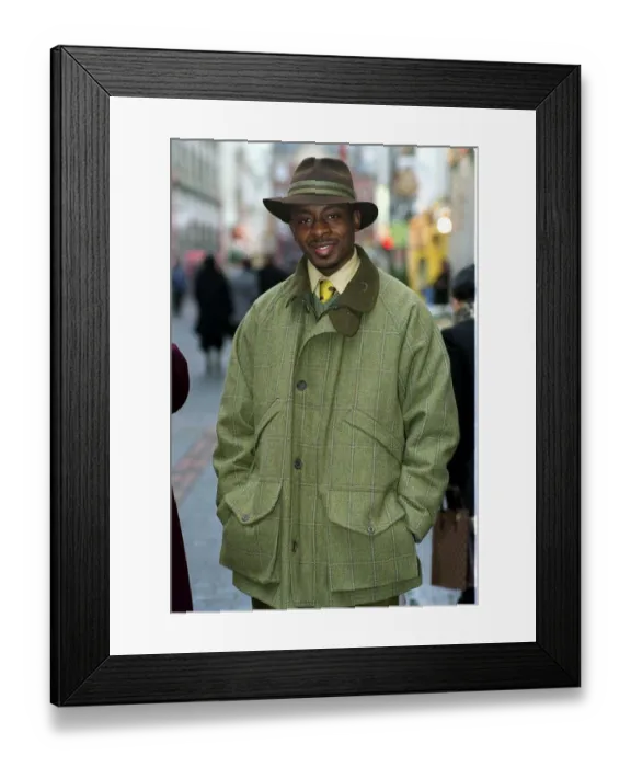 Framed Print : Vas Blackwood actor in London Feb 1999, appeared in the film Lock Stock & Two Smoking Framed Print : Vas Blackwood actor in London Feb 1999, appeared in the film Lock Stock & Two Smoking