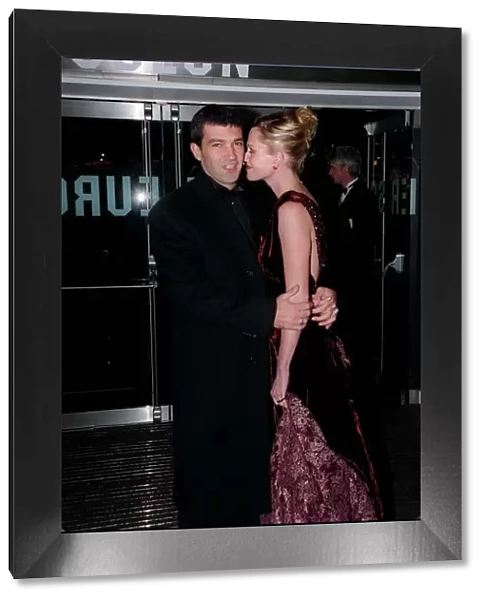 Antonio Banderas actor December 1998 at the Odeon Leicester Square in London for