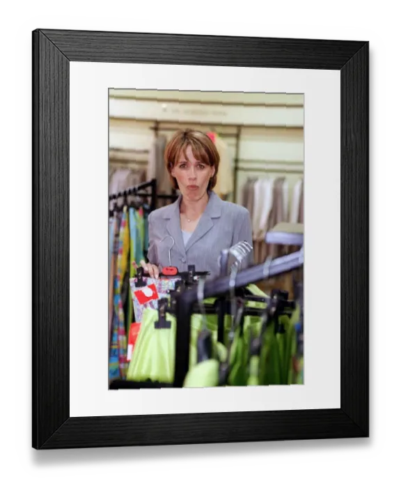 Framed Print : Carol Smillie - May 1999 TV Presenter at Great Mills Designer Outlet Village Framed Print : Carol Smillie - May 1999 TV Presenter at Great Mills Designer Outlet Village