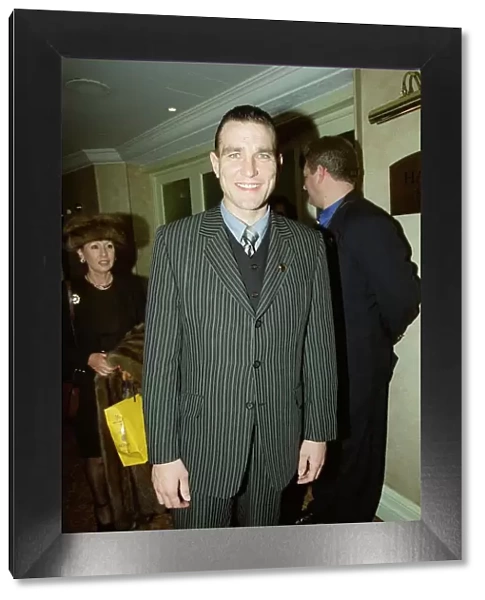 Vinnie Jones footballer  /  actor February 1999, at the London Hilton for the Variety Club of