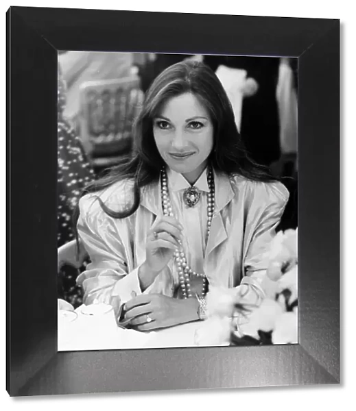 Jane Seymour British actress in July 1986 A©mirrorpix