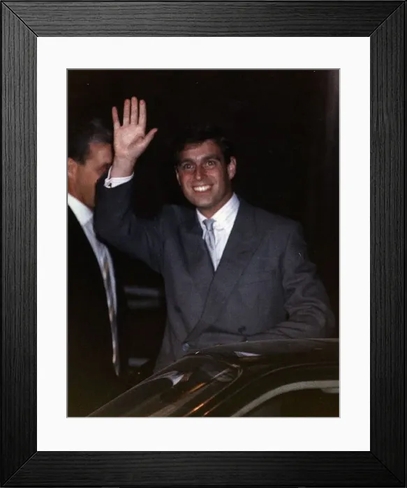 : Prince Andrew after visiting his wife at the portland hospital : Prince Andrew after visiting his wife at the portland hospital