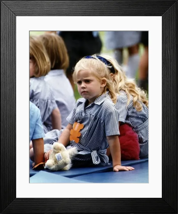 : Princess Beatrice during her schools sports day : Princess Beatrice during her schools sports day