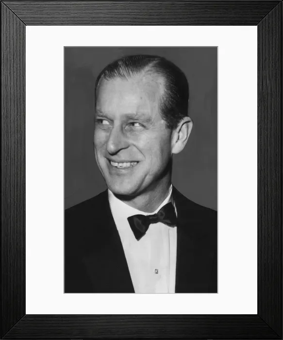 Framed Print : Duke of Edinburgh on entry to the Astoria Theatre in London. 24th March 1964 Framed Print : Duke of Edinburgh on entry to the Astoria Theatre in London. 24th March 1964