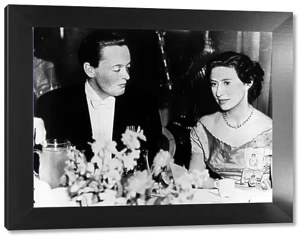 Princess Margaret and Lord Blanford - May 1953 Dining