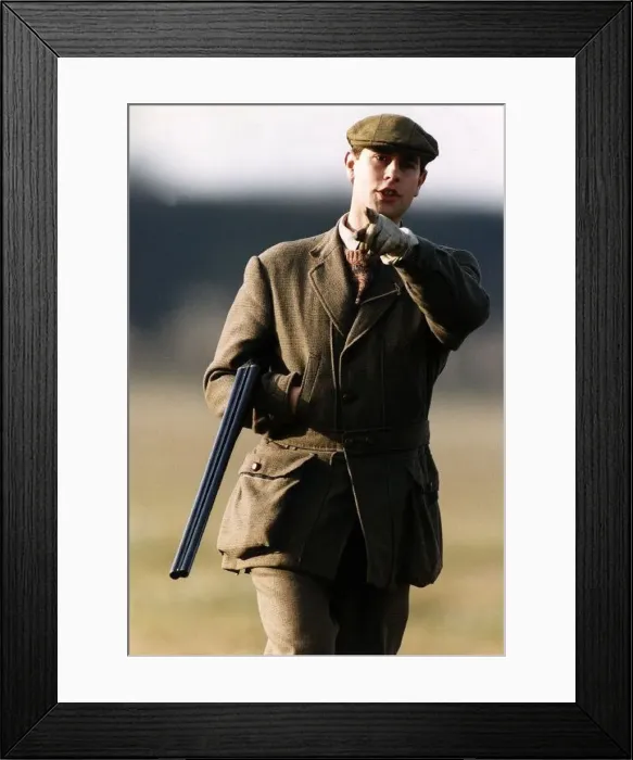 : Prince Edward on a shooting range : Prince Edward on a shooting range