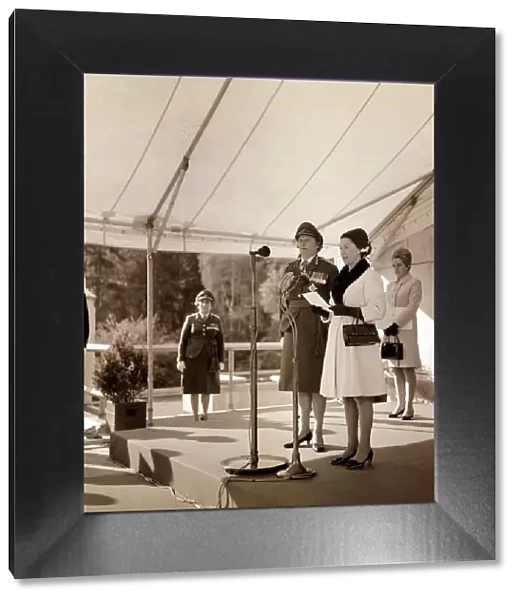 Princess Margaret - October 1967 and Dame Margot Turner opening the Army nurses new